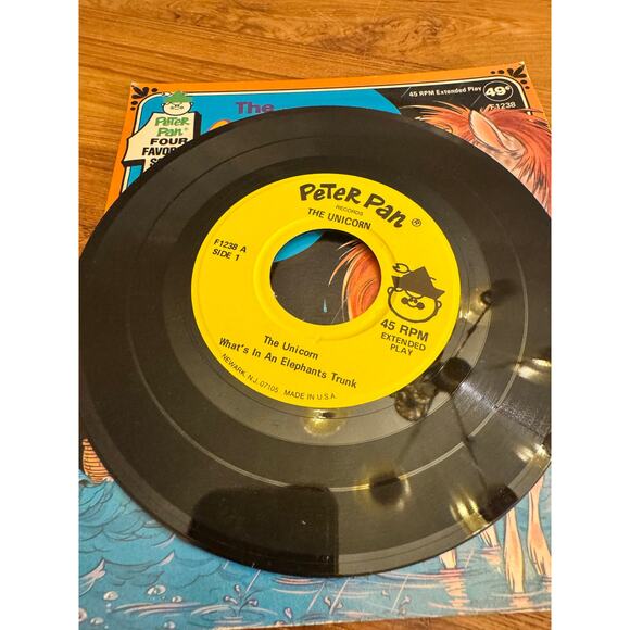 Vintage Vinyl: The Unicorn, Peter Pan Pop Singers Record - Picture 4 of 4